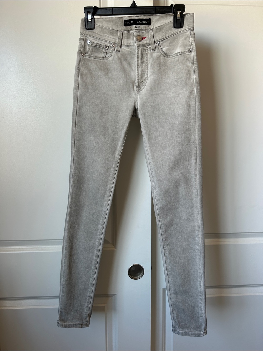 Ralph Lauren Collection Light Gray Skinny Jeans